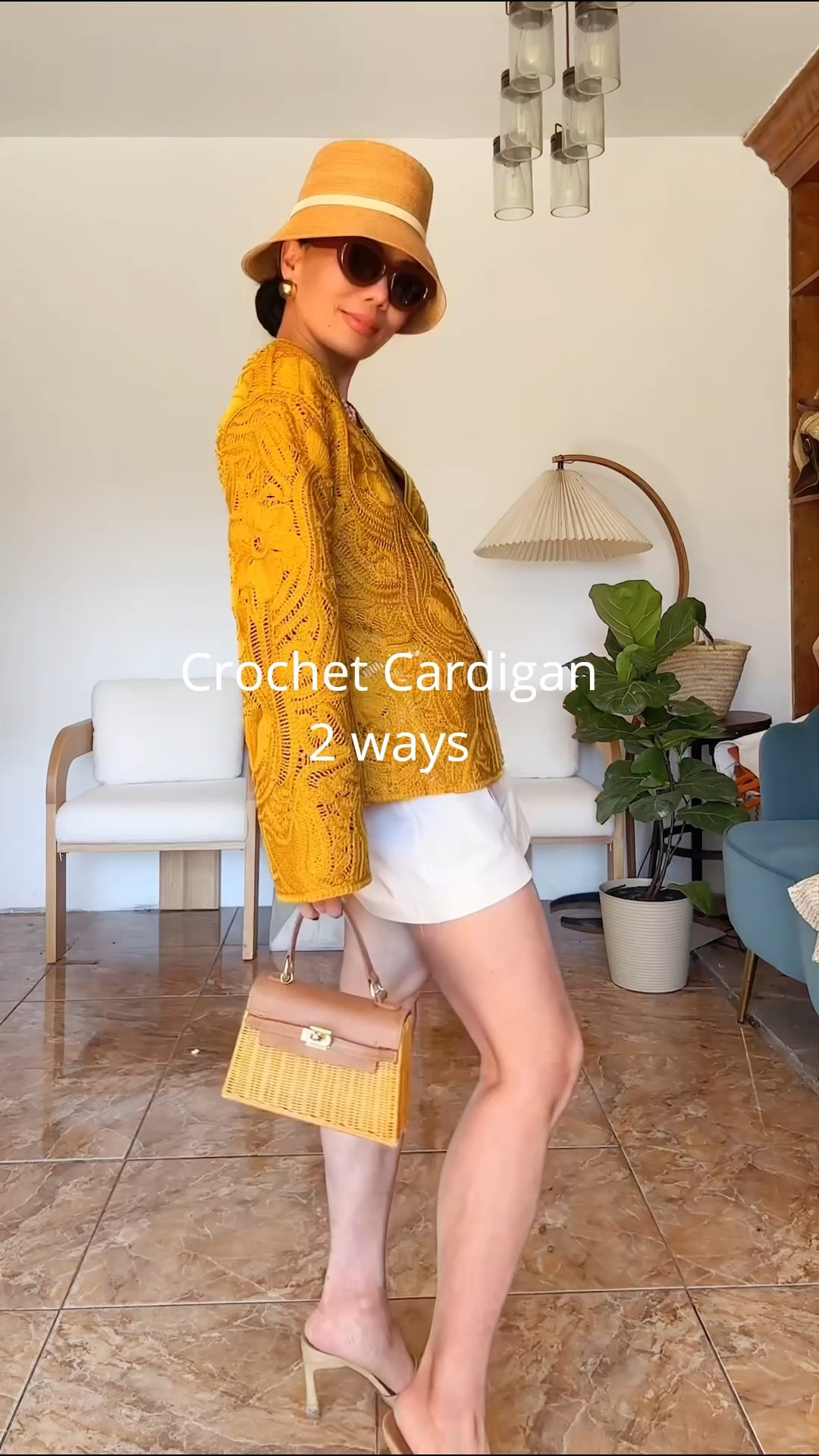 Crochet look cardigan, 2 ways. 

#LTKootd #LTKFestival #LTKOver40