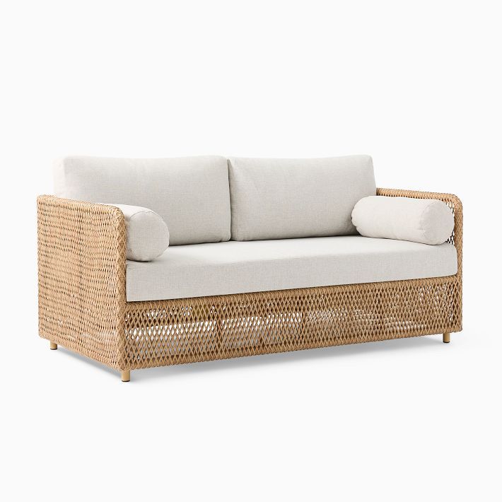 Coastal Outdoor Sofa (66"–86") | West Elm (US)