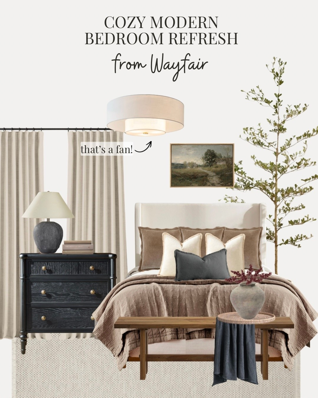 New year, new sleep sanctuary. 🛏️ I’m giving my bedroom a refresh with these cozy modern finds from @wayfair ✨ I’m choosing rich rust-colored bedding, dark classic furniture and natural textures like wood and linen. Stay tuned for the final reveal! #Wayfair #WayfairPartner #Ad #NewYearNewYou 



#LTKHome