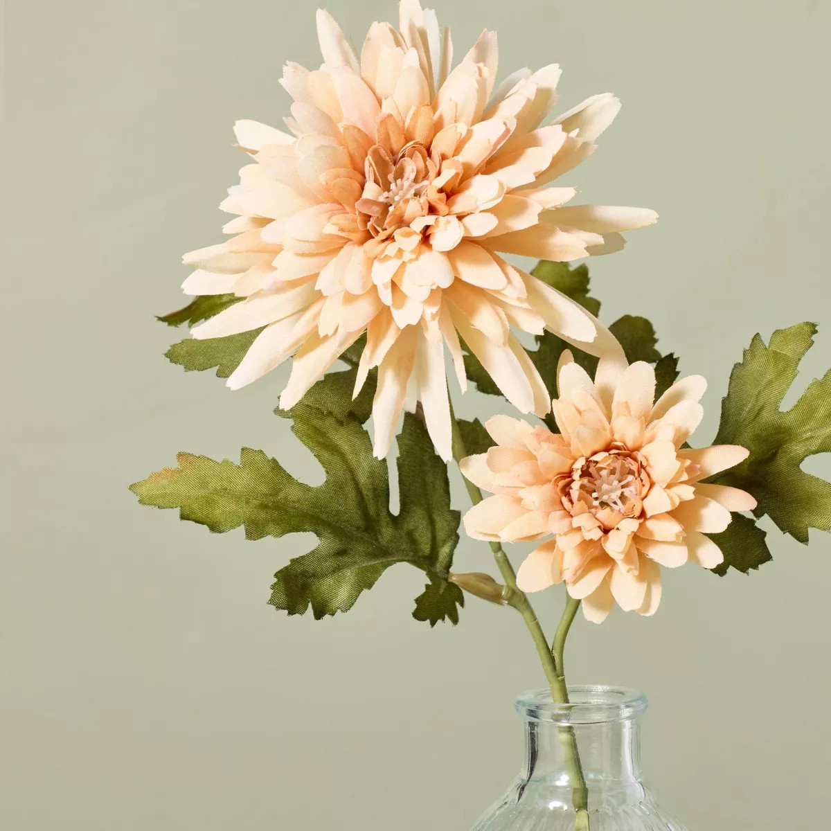 11" Faux Mini Orange Daisy Flower Arrangement - Hearth & Hand™ with Magnolia | Target