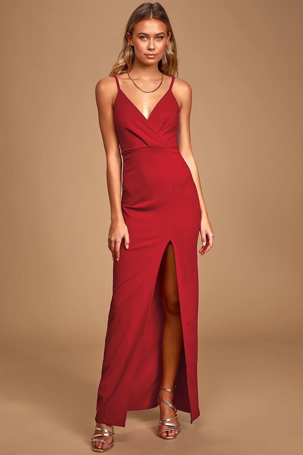 Love and Affection Red Lace Sleeveless Maxi Dress | Lulus (US)