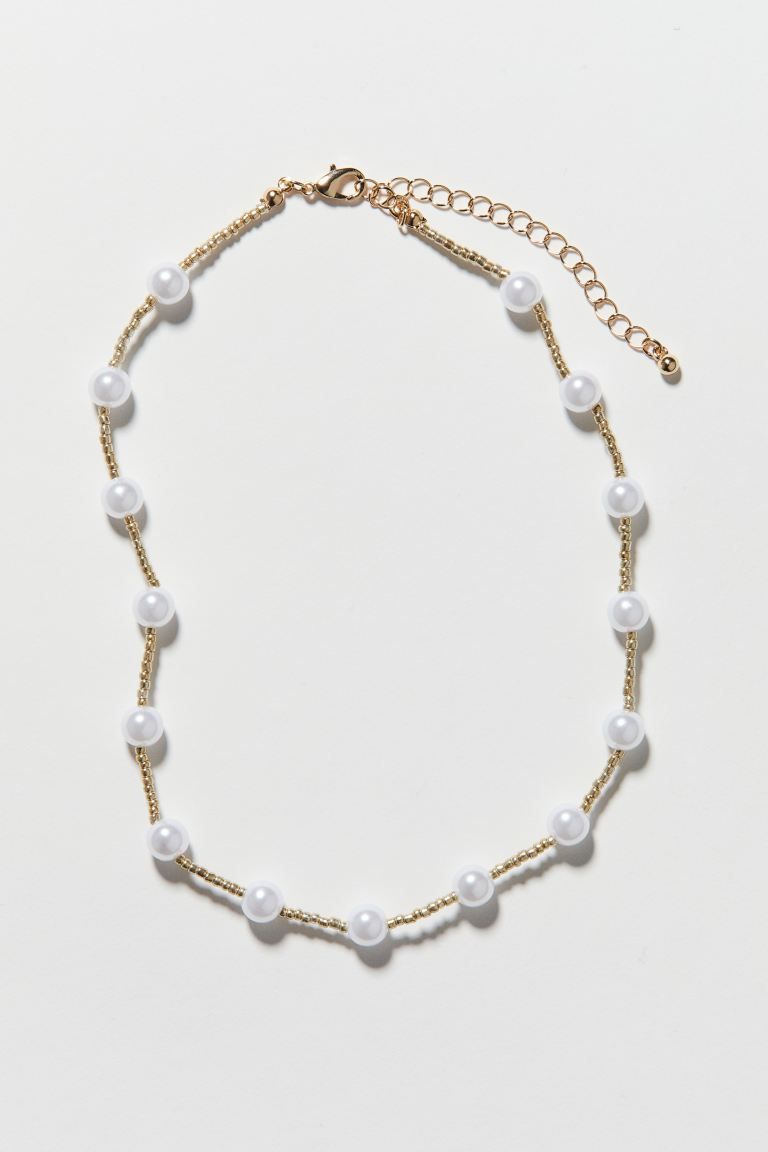 Bead-decorated Necklace | H&M (US + CA)