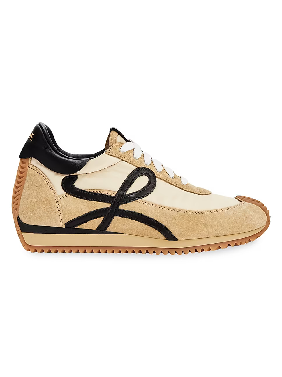 Flow Runner Mix Leather Sneakers | Saks Fifth Avenue