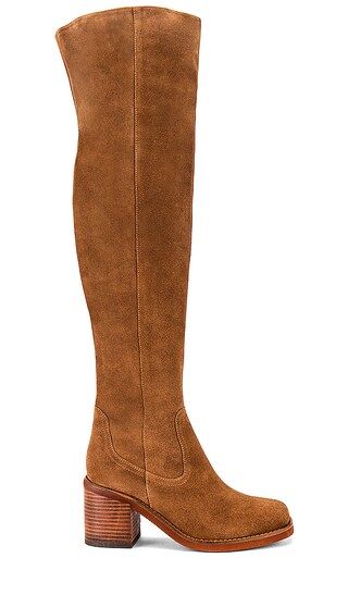 Overheard Boot in Cognac Suede | Revolve Clothing (Global)