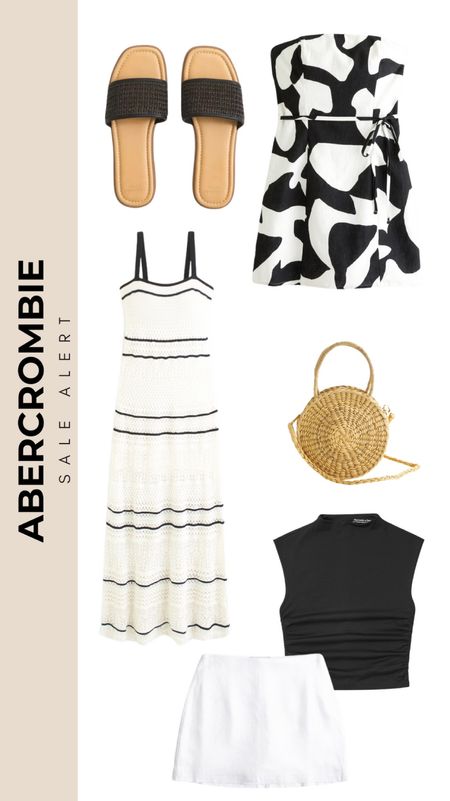 Discover the fresh vibes of summer with Abercrombie's latest collection. From the timeless charm of a knitted dress to the bold statement of a cow print strapless top, style your season with pieces that are as versatile as they are stylish. Dive into the sale and grab your favorites now! 🌞🌿 #AbercrombieSale #SummerEssentials

#LTKSaleAlert #LTKStyleTip