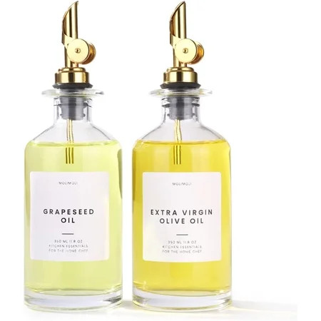 SKTAMT Olive Oil Dispenser Bottle for Kitchen Coffee Syrup Dispenser w. Weighted Pourer Glass Bottle | Walmart (US)