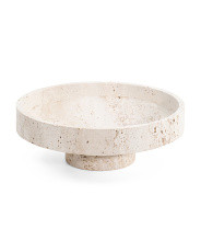 12in Travertine Bowl | Marshalls