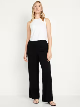 High-Waisted Playa Wide-Leg Pants | Old Navy (US)