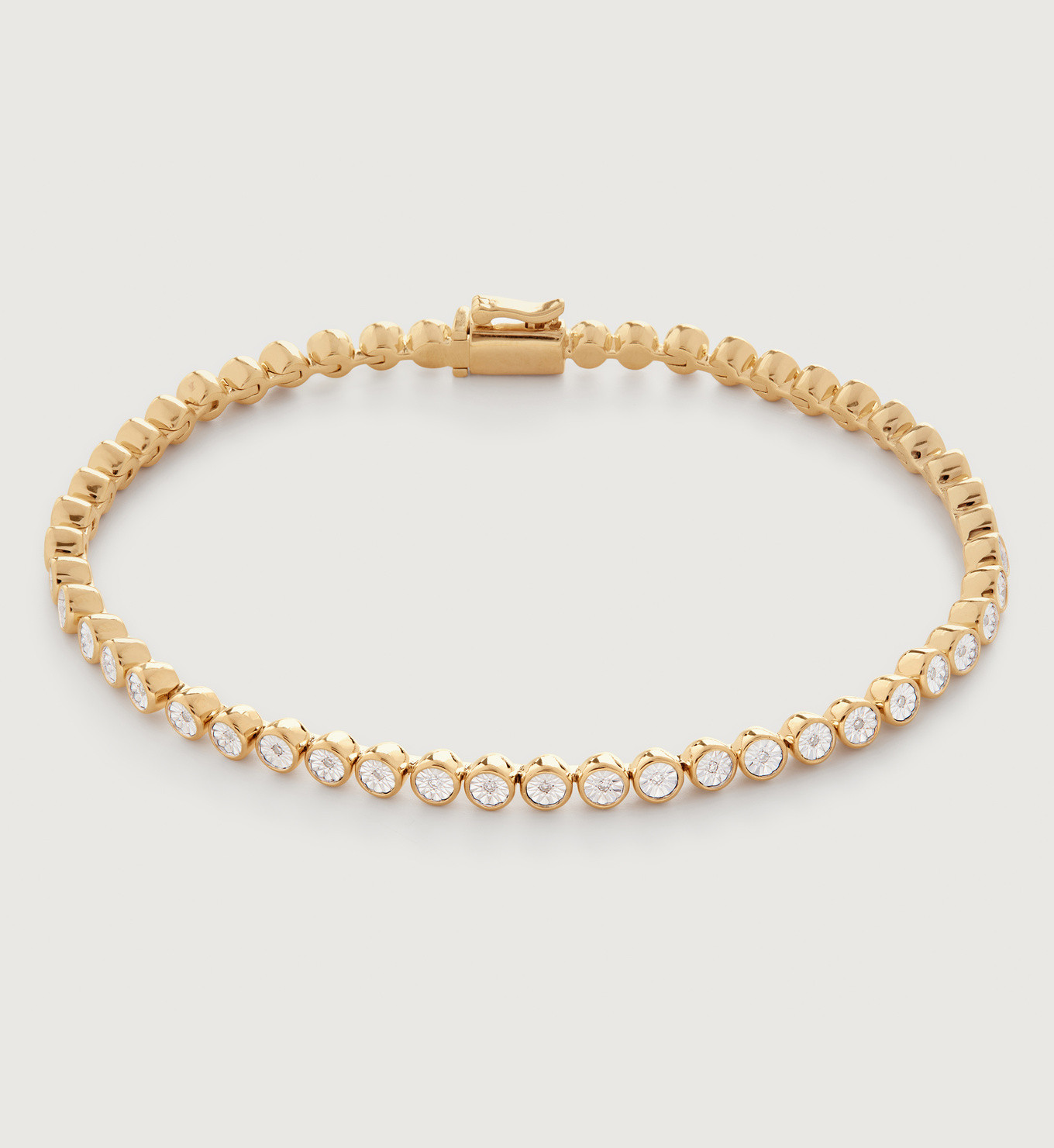 Diamond Essential Tennis Bracelet | Monica Vinader (Global)