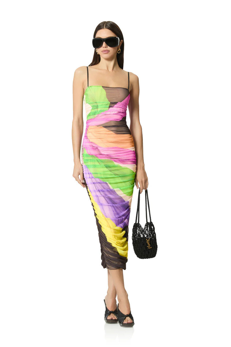 Hazel Dress - Summer Feathers | ShopAFRM