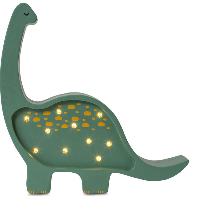 Mini Dino Lamp, Military Green | Maisonette