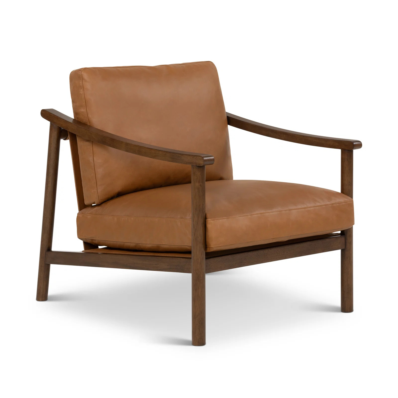 Rowan Genuine Leather Accent Chair | Joss & Main