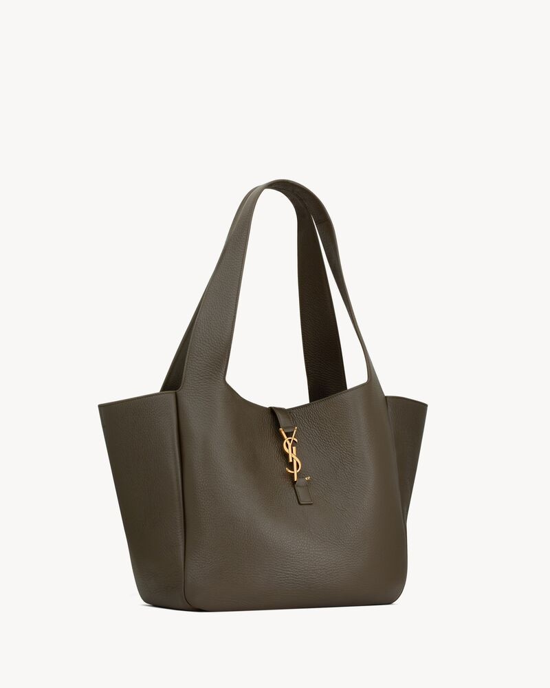 SUPPLE EAST/WEST TOTE IN DEERSKIN, DEFINED BY ITS LEATHER TAB CLOSURE DECORATED WITH THE CASSANDR... | Saint Laurent Inc. (Global)