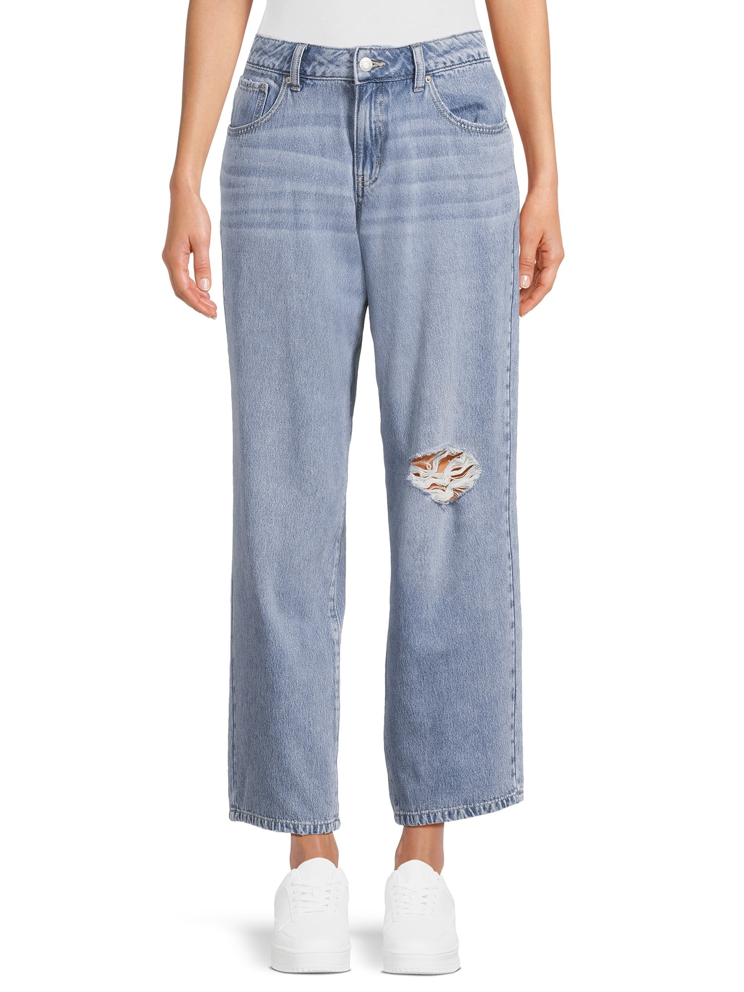 Time and Tru Women’s Low Rise Baggy Jeans, Sizes 2-20 | Walmart (US)
