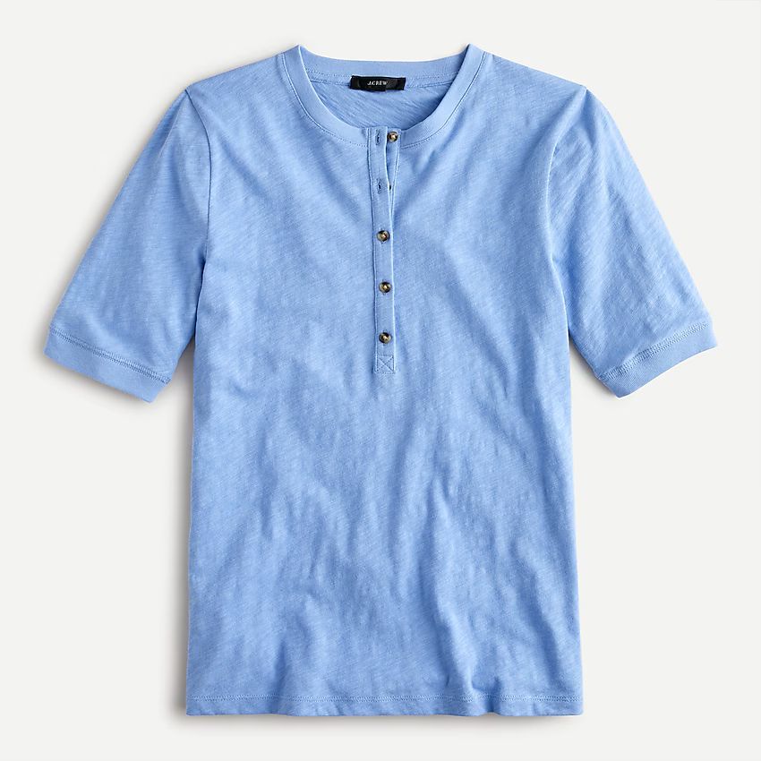 Slub cotton henley T-shirt | J.Crew US