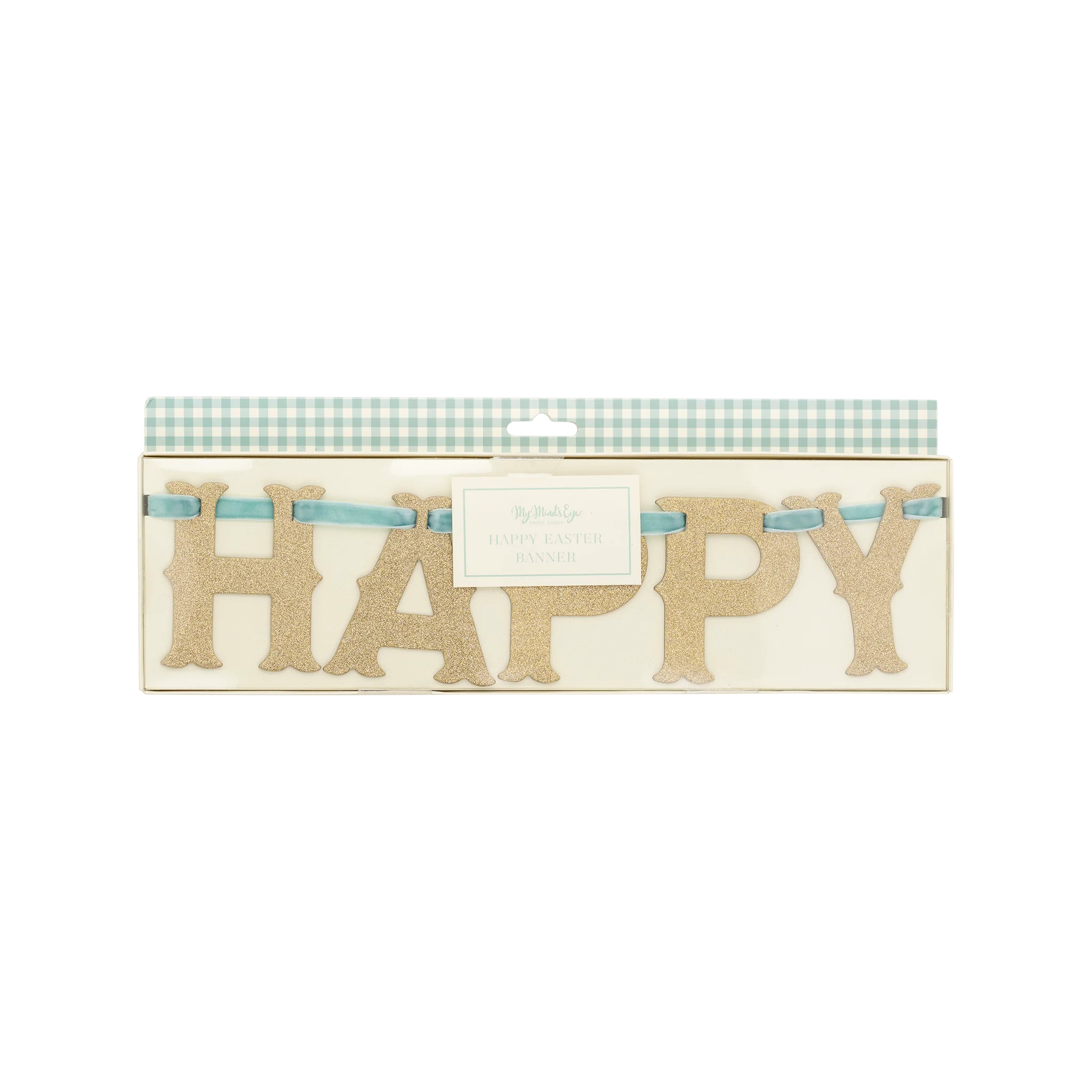 Vintage Happy Easter Glitter Banner | My Mind's Eye