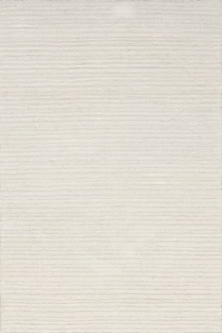 Ivory Southwest Striped Wool 9' x 12' Area Rug | Rugs USA