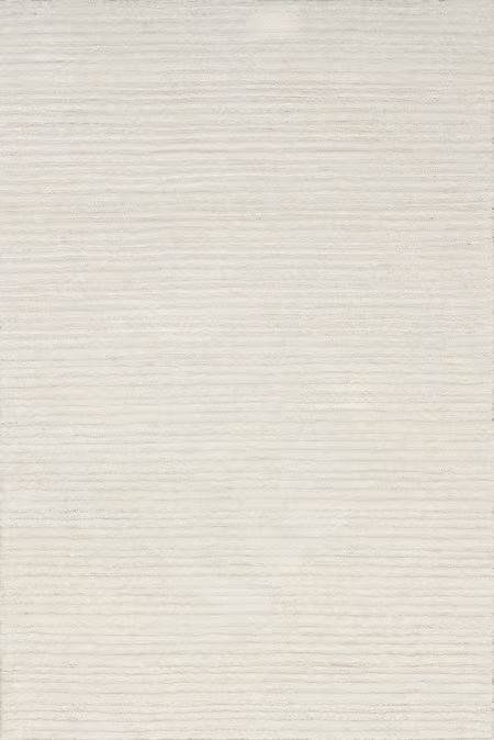 Ivory Southwest Striped Wool 9' x 12' Area Rug | Rugs USA