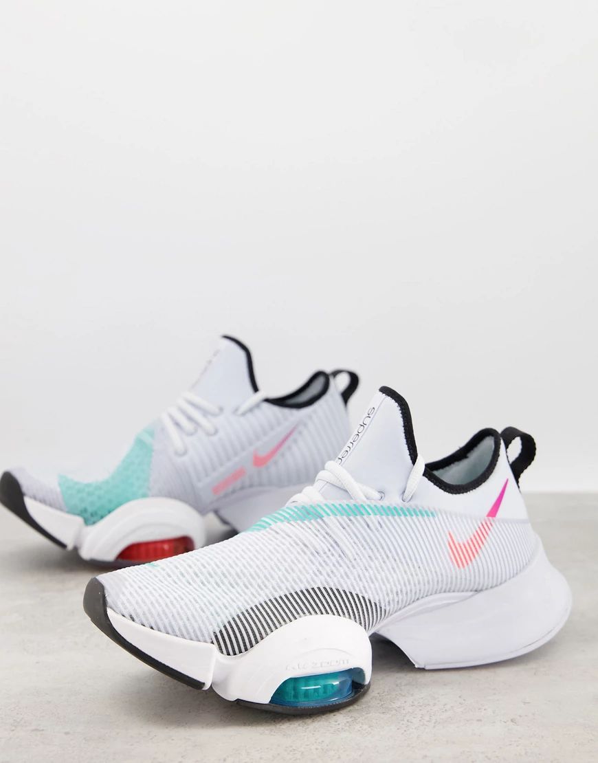 Nike Training Air Zoom SuperRep sneakers in gray and blue-Grey | ASOS (Global)