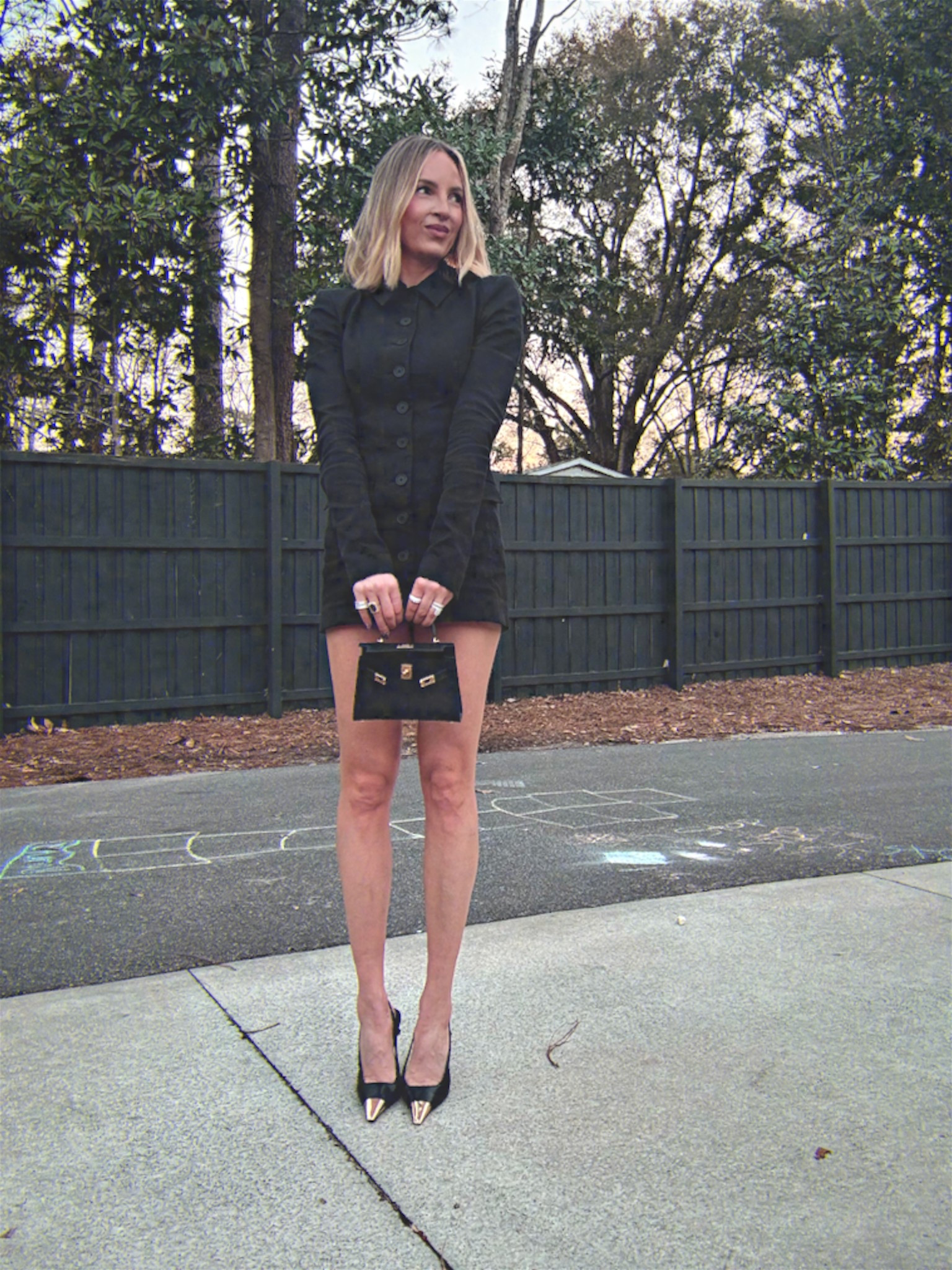 Wearing a small in the dress. Mini Kelly looking bag is from https://www.avonaparis.com/ashley22
Use code ASHLEY22 for 22% off

#LTKShoeCrush #LTKFindsUnder100 #LTKOver40