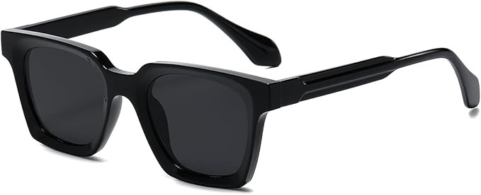 AIEYEZO Classic Square Sunglasses for Men Women Fashion Square Sun Glasses Trendy Designer Style ... | Amazon (US)