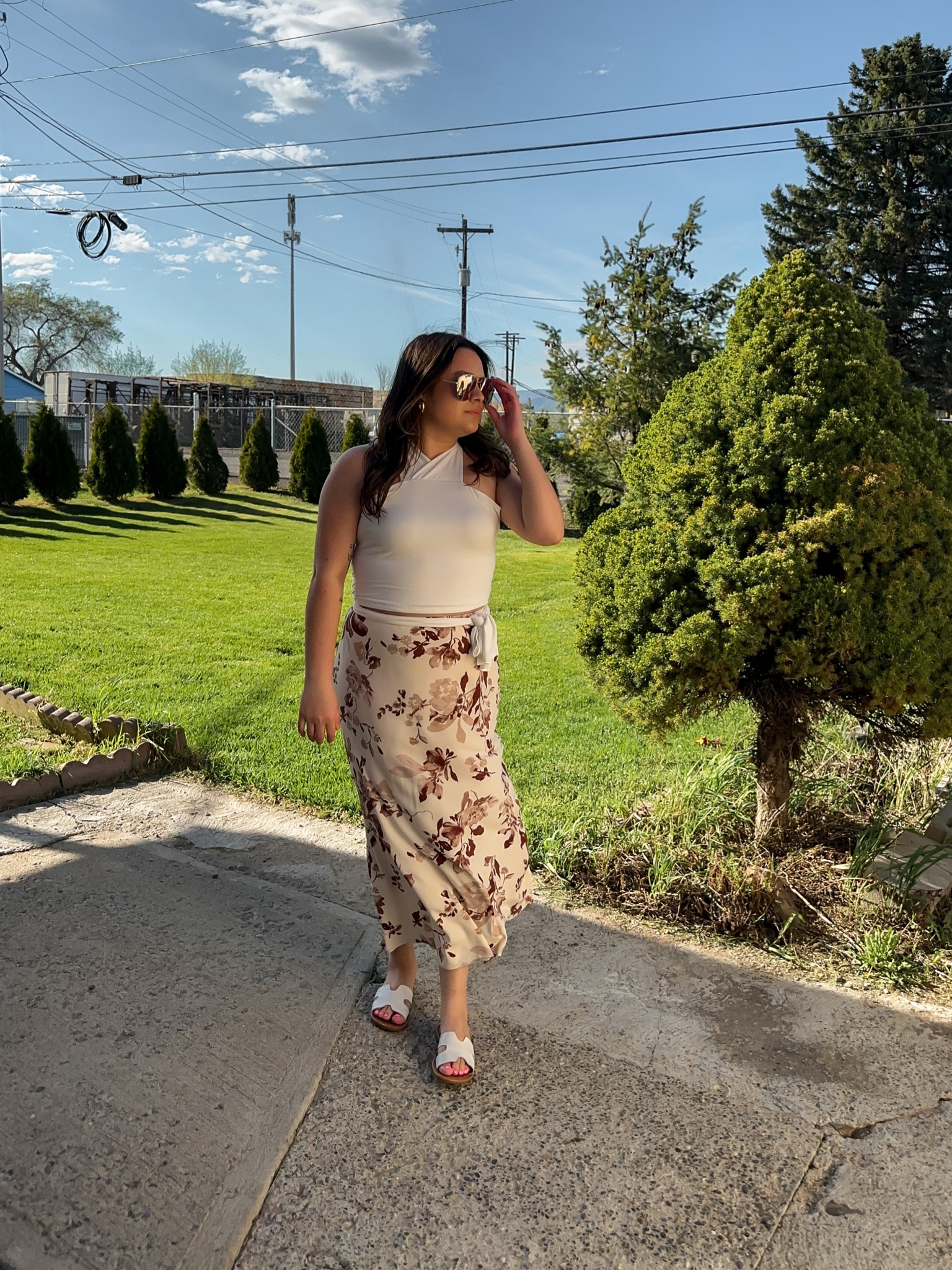 Faux Silk Column Maxi Skirt curated on LTK