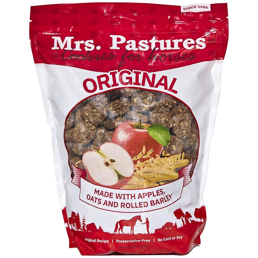Mrs Pastures Cookies and Treats for Horses - Premium Horse Treats - Made with Apples, Oats, and R... | Amazon (US)