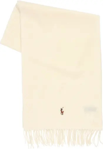 Polo Ralph Lauren Signature Italian Virgin Wool Scarf | Nordstrom | Nordstrom