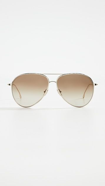 Hammered Aviators | Shopbop