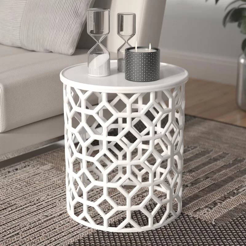 Dilan Drum End Table | Wayfair Professional
