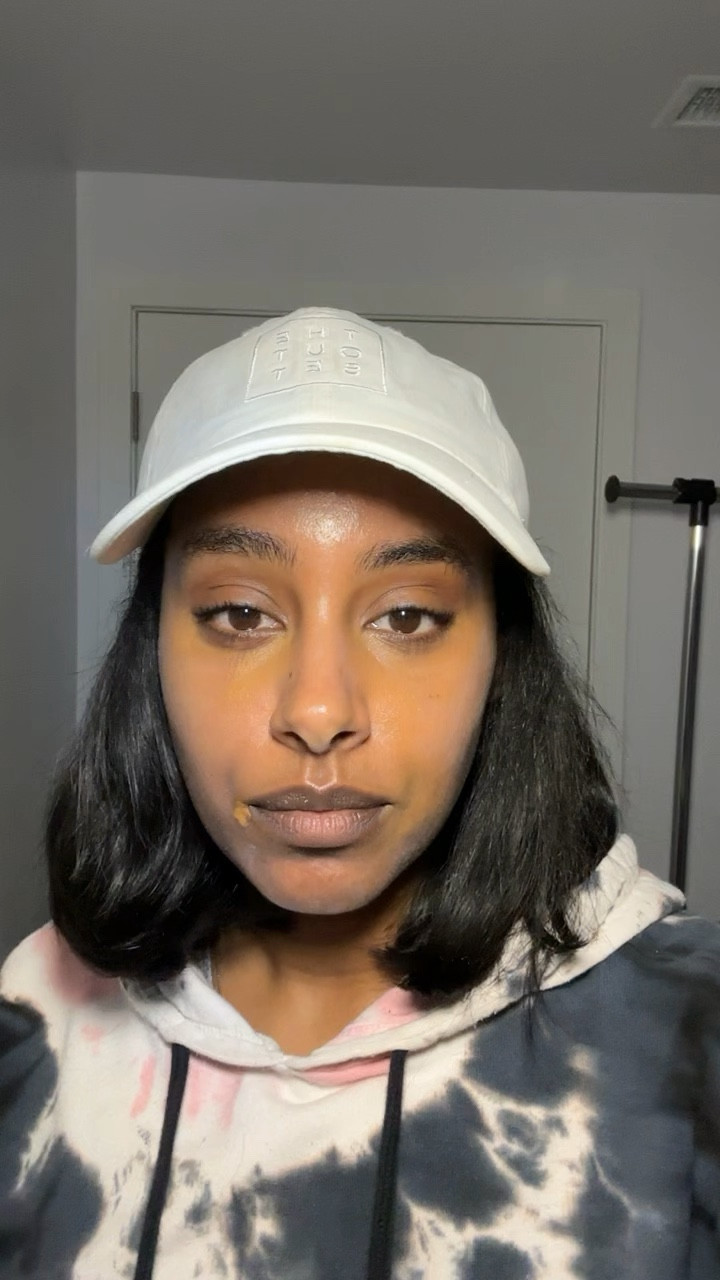 Using glossier stretch concealer as an all over foundation  

#LTKFindsUnder50 #LTKBeauty #LTKStyleTip