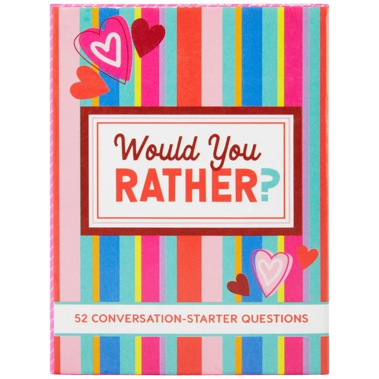 Valentine Day Games, Would You Rather/Truth or Dare Card, by Way to Celebrate - Walmart.com | Walmart (US)