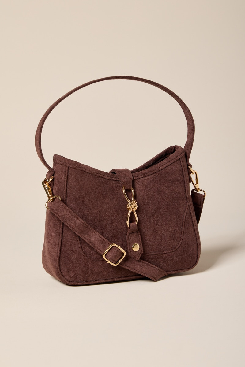 Julie Mini Suede Satchel Handbag | Francesca's