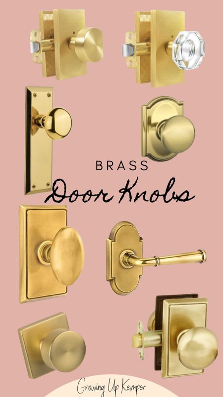 Brass door knobs are such a beautiful, classic addition to your interior doors and there are some stunners on the market right now at all price points!

#LTKhome