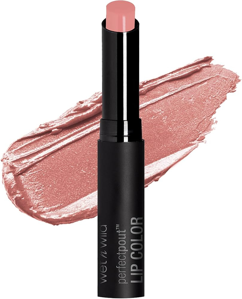 wet n wild Perfect Pout Lipstick, Peach No More Drama, Gluten-Free, Cruelty-Free, Lip Color | Amazon (US)