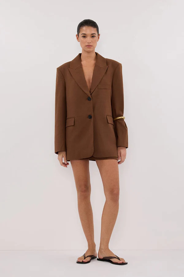 HARLEY RUST BOYFRIEND BLAZER | DISSH