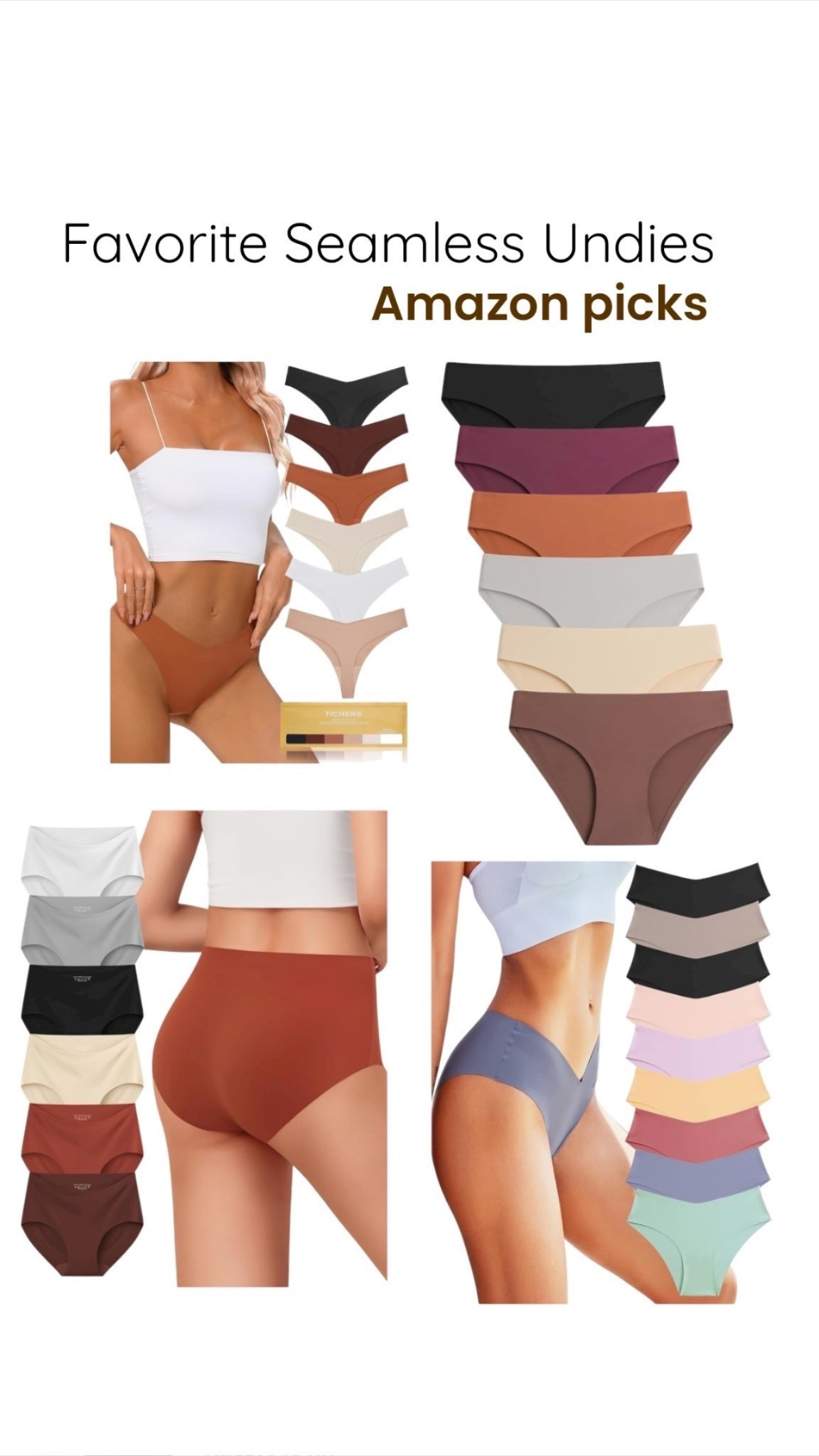 Seamless and soooo comfy! Love these an so affordable too. #amazonfinds

#LTKMidsize #LTKPetite