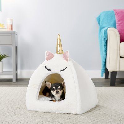 Frisco Novelty Unicorn Covered Cat & Dog Bed | Chewy.com