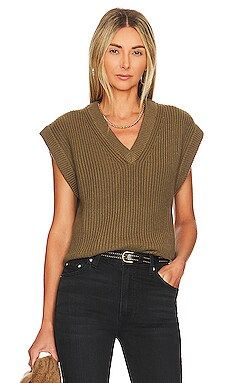 Rails Chandler Sweater Vest in Olive from Revolve.com | Revolve Clothing (Global)