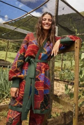 Farm Rio Hidden Animals Cardigan Size Small   | eBay | eBay US