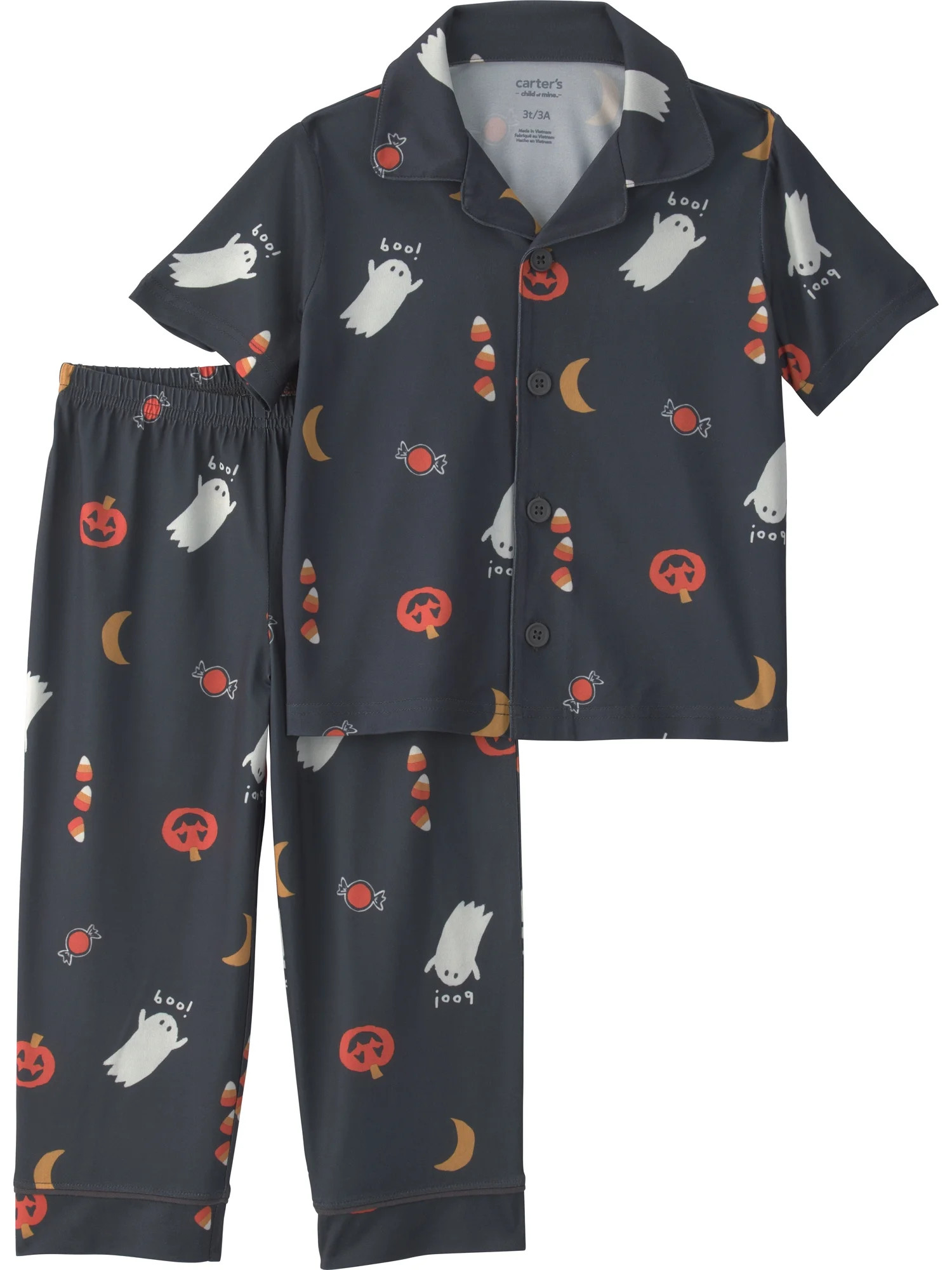 Carter's Child of Mine Baby and Toddler Halloween Pajama Set, 2-Piece, Sizes 12M-5T | Walmart (US)