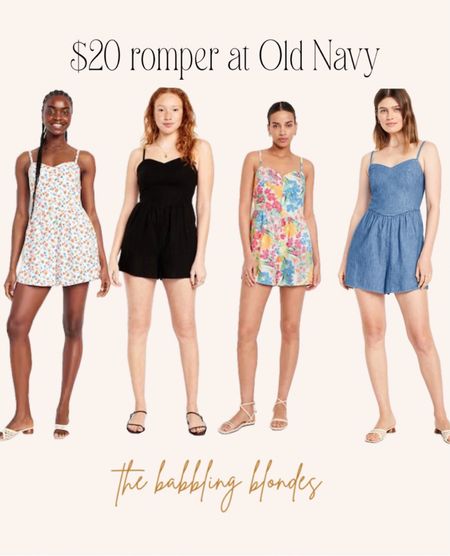 $20 romper at Old Navy!!!! 

#LTKfindsunder50 #LTKstyletip #LTKsalealert