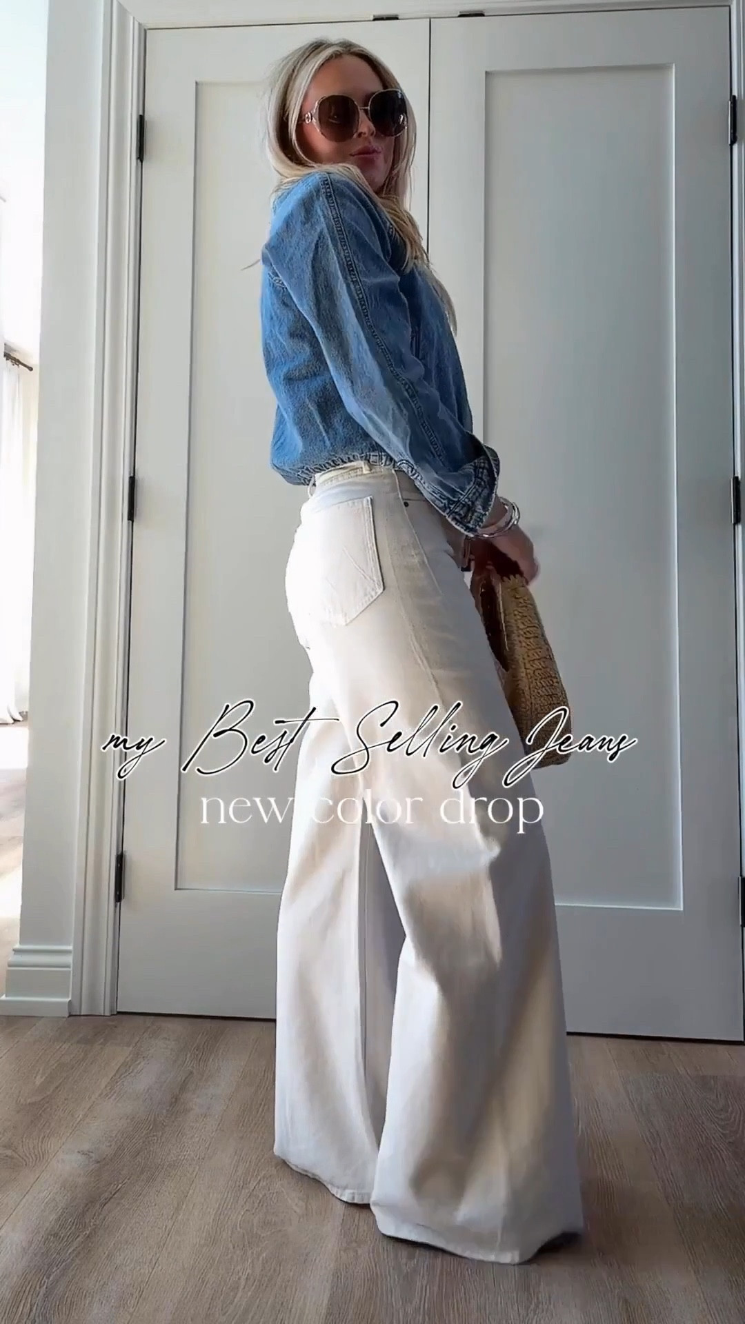 RESTOCKED! My best selling jeans that literally broke the internet are now in a new bone wash! 🤍 I did size up one in this color because it felt slightly more fitted than my other pairs & sometimes with lighter colors I like a little more room! 

Jeans. White jeans. White pants. Spring fashion. Spring outfits 2026. Graduations. Showers  

#LTKSeasonal #LTKootd