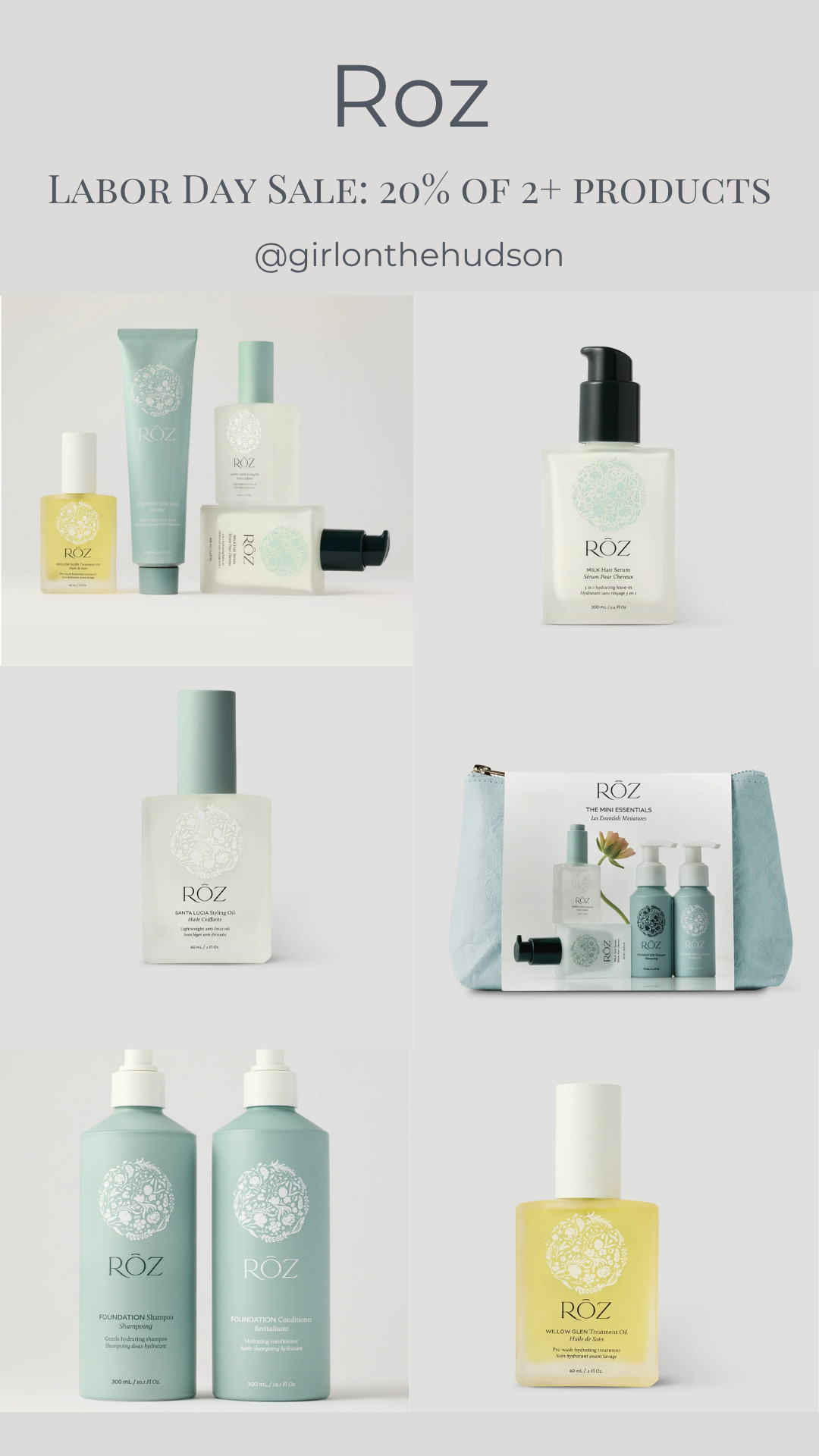 20% off some of my favorite hair products and treatments from Roz this week when you bundle 2+ products! Linking what I use and love (the hair milk and treatment oil are my favorites and the travel kit is SO HELPFUL to have on hand)!

#LTKmorningroutine #LTKselfcare #LTKBeauty