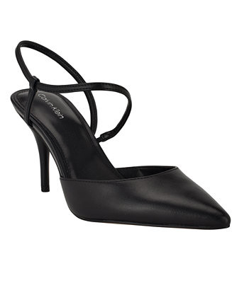 Calvin Klein Women's Cordera Strappy Stiletto Pumps - Macy's | Macy's