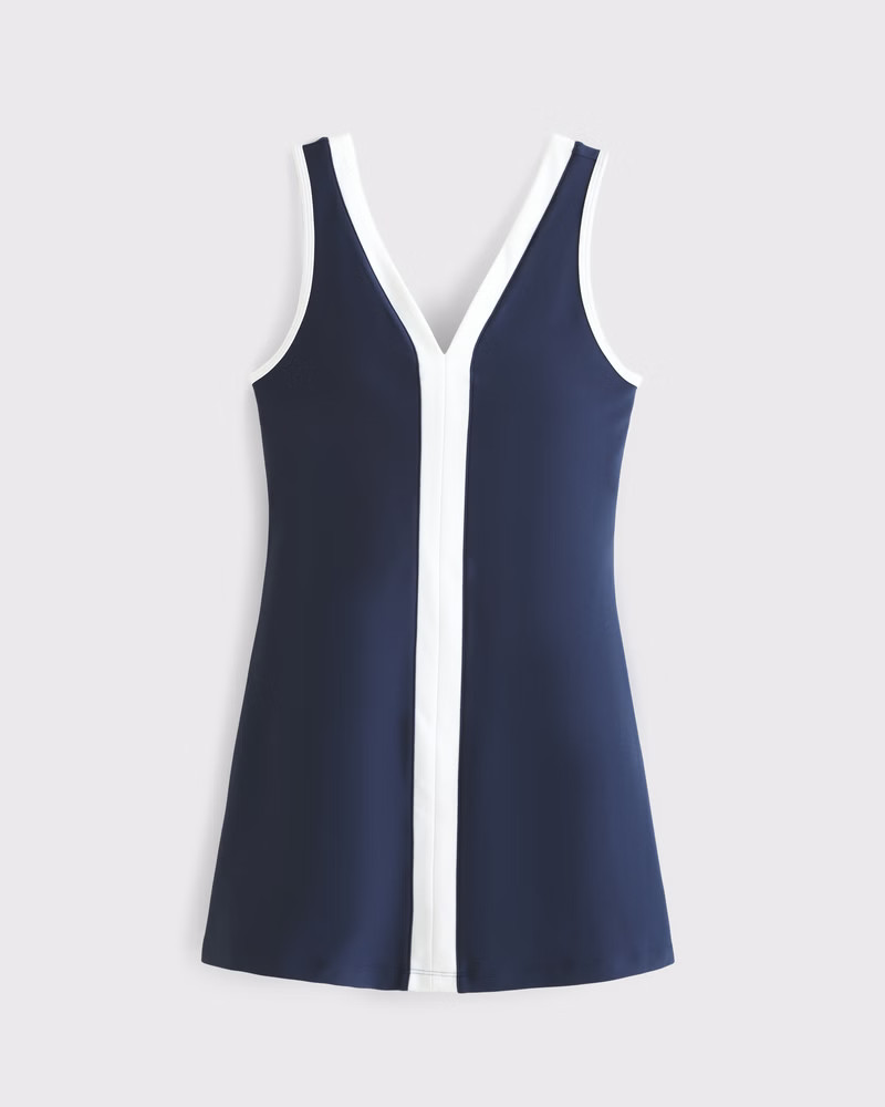 Women's YPB sculptLUX V-Neck Mini Dress | Women's Dresses & Jumpsuits | Abercrombie.com | Abercrombie & Fitch (US)