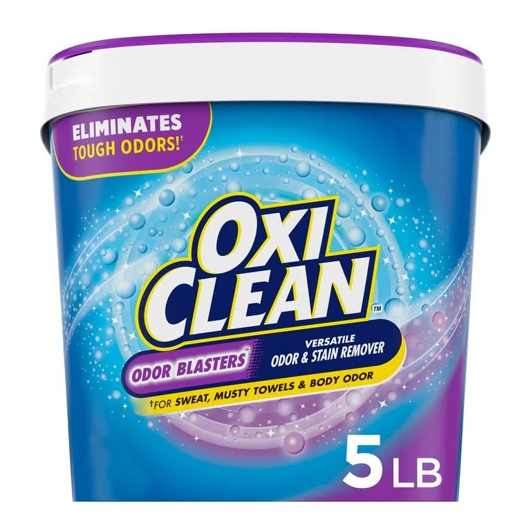 OxiClean Odor Blasters Versatile Odor and Laundry Stain Remover Powder For Clothes, 5 lb | Walmart (US)