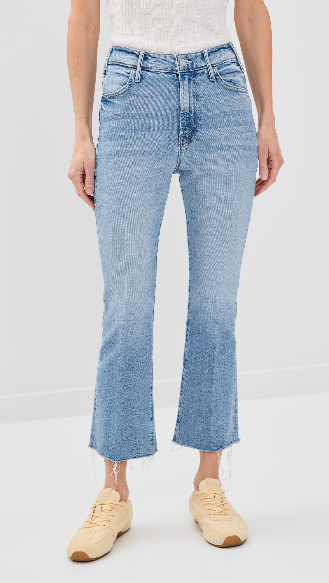 Petite Lil Hustler Ankle Fray Jeans | Shopbop