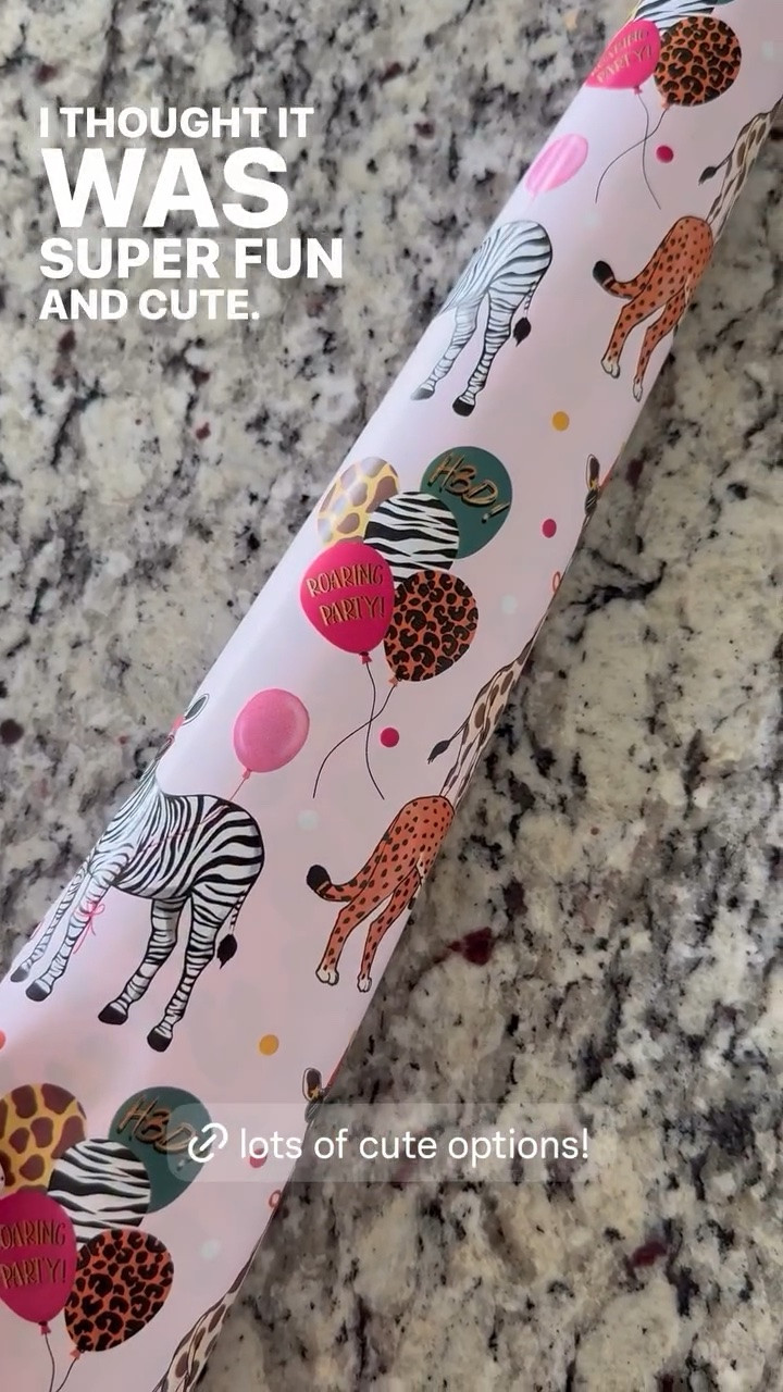 Cutest double sided wrapping paper from Amazon! Lots of other options!

#LTKmomlife #LTKHome #LTKKids