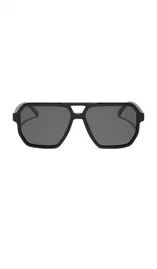 Cameron Sunglasses in Black & Grey Polarized | Revolve Clothing (Global)